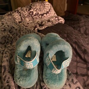 UGG Plush Aqua Slippers